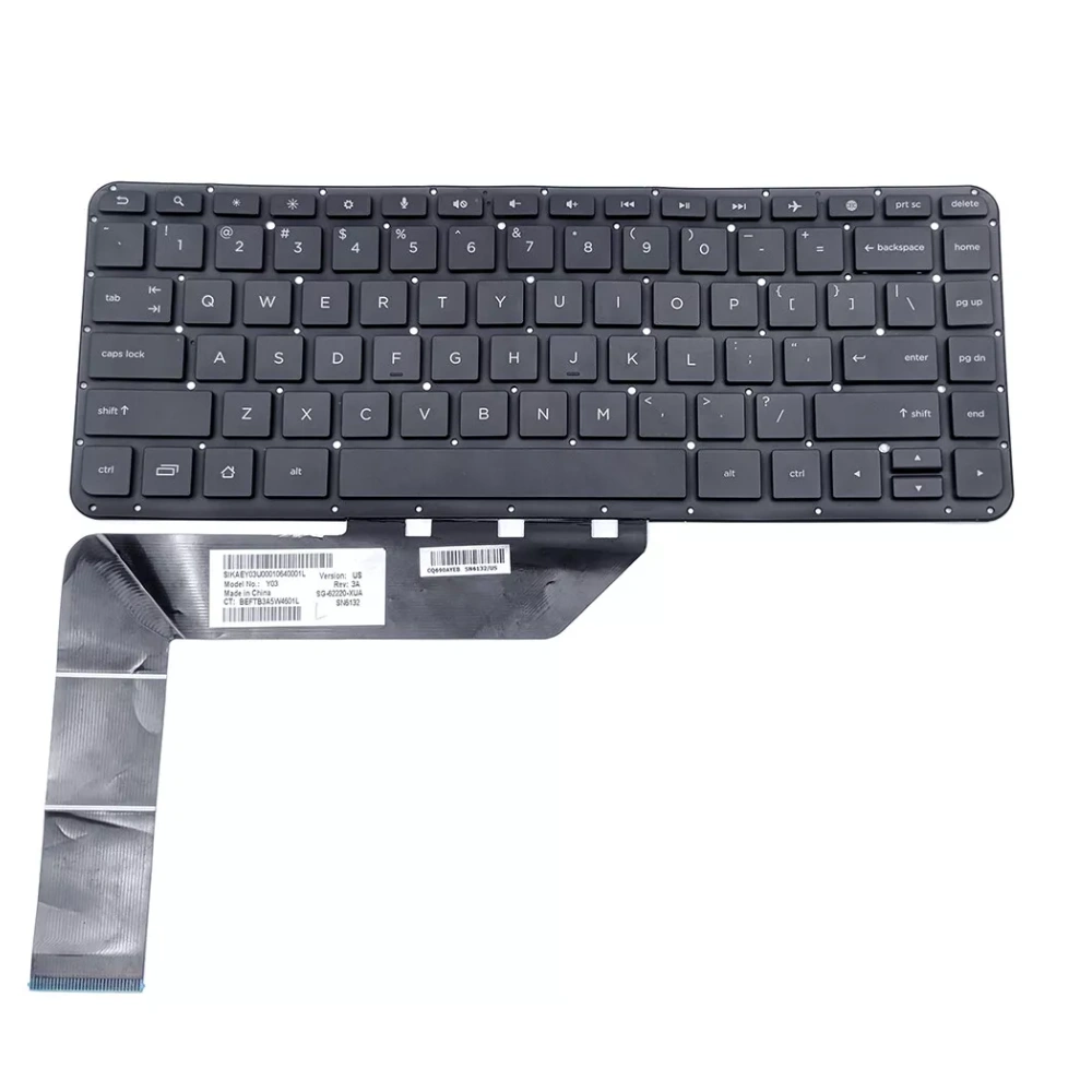 Teksus Laptop Keyboard For HP Stream 13C 14P000 Black view 2